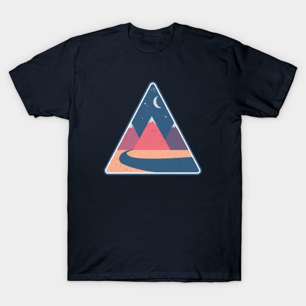 Mountain Scene T-Shirt by Universe Design